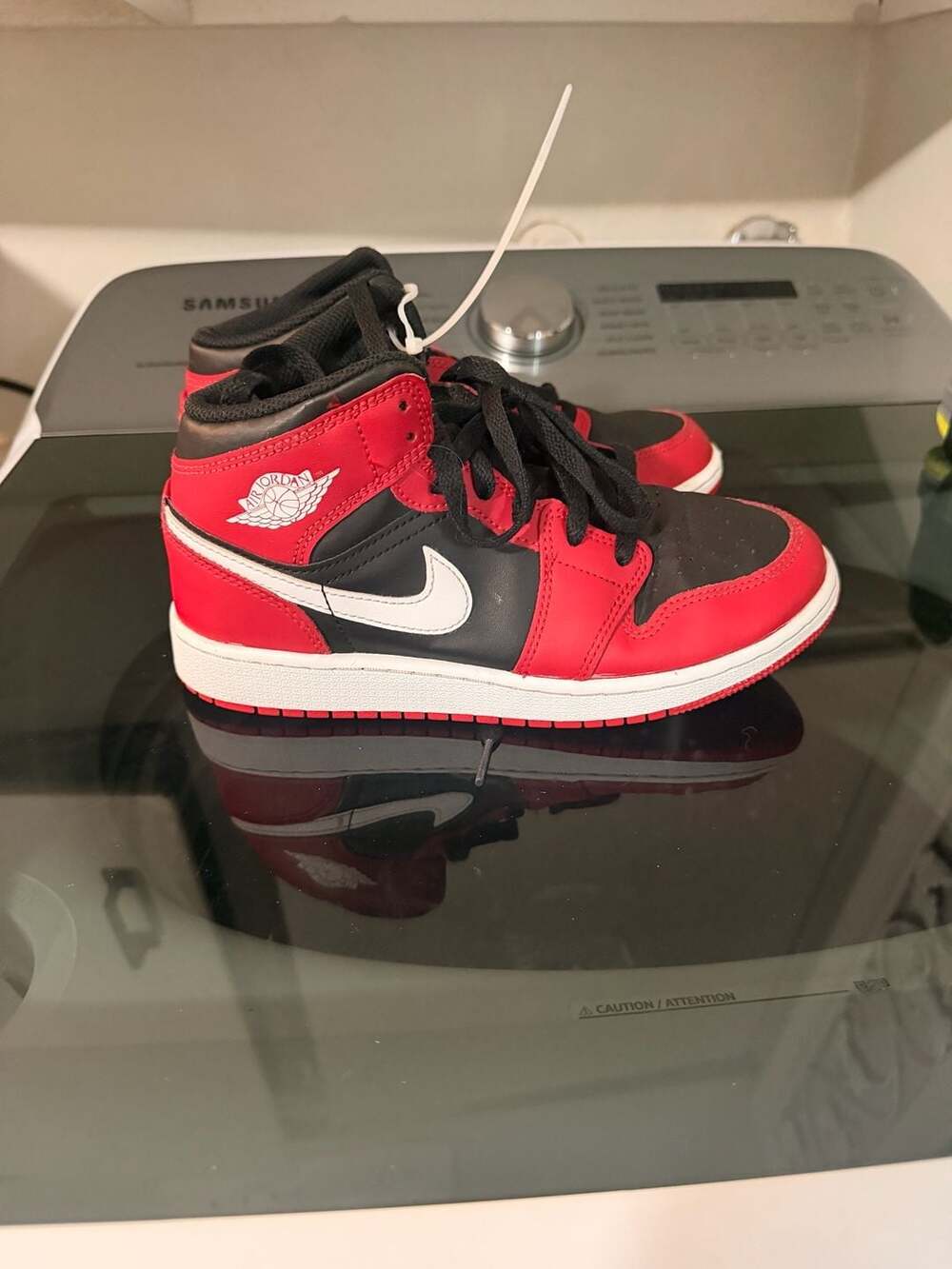 Mid GS Gym Red Black White DQ8423-061 Size 4Y